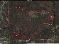 Cherry Hill Nature Preserve 2017.  The outside loop is a little over two miles. This shows 2.44 but I did the quick trip to the East entrance and also back to a clearing with a bench on the East side. : kasdorf, nature preserve, Rave Run, running, Trail Run